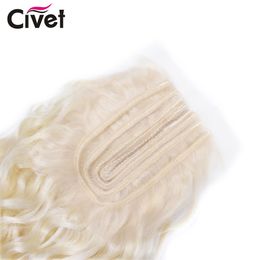 Afro Kinky Curly Hair Extensions 30 Inch Synthetic Hair Bundles With Closure Ombre Blonde Hair Extensions Weave Free Shipping