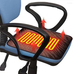 Carpets Seat Heating Pad For Chair USB Winter Thermal Warmer Cold Weather Electric Heated Camping Cushion