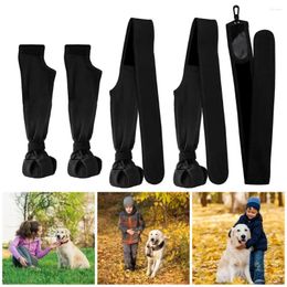 Dog Apparel Quick To Put On Take Off Pet Shoes Waterproof Anti-slip With Fastener Tape Adjustable For Dirty Running