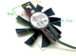 Cooling GA92B2U PFTF 12V 0.46A 4Pin 88mm VGA Fan For Dataland RX580 2048SP RX570 RX560XT 4G XSerial Graphics Card Cooler Cooling Fan