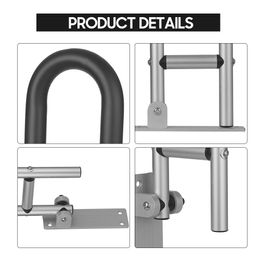 Bathroom Grab Bar Handle Flip-up Screw-in Toilet Safety Rail Hand Grip Home Health Care Equipment for Elderly Disabled