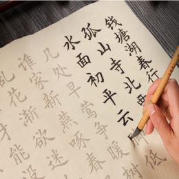 Classic Poem Scriptures Copybook Ou Style Medium Regular Script Brush Calligraphie Copybooks Xuan Paper Brush Copybooks Practise