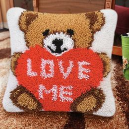 Do It Yourself Knooppakket Latch Hook Kits Diy Woolens Animal Blank Canvas Gift Modern Cute Series Cross Stitch Pillows Fashion