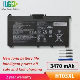 Batteries UGB New HT03XL HT03 Battery For HP L11119855 L114211C1 L114212C2 L11 Pavilion 15CW1000AU TPNQ209 HSTNNLB8M