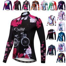 Weimostar Women's Cycling Jersey Long Sleeve Bicycle Wear Clothes Maillot Ciclismo Mountain Bike Clothes Female Cycling Clothing