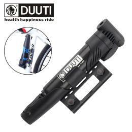 DUUTI Mini Portable High-strength Plastic Bicycle Air Pump Bike Tyre Inflator Super Light Accessories MTB Road Bike Cycling Pump