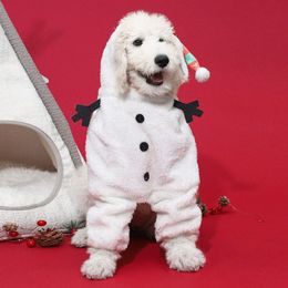 Pet Christmas Costumes Cats Dogs Santa Claus Clothes Cosplay Clothing Winter Warm Coats Jackets for Small Medium Large Dogs