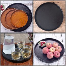 Flatware Tray Dessert Service Plate Food Storage Jewelry for Snack Fruit Dinner Household Tableware Round