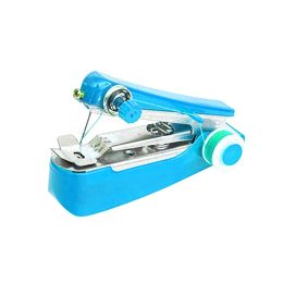 1Pc Small Manual Sewing Machine Portable Mini Sewing Machine Rolled Hem Curling Presser Foot Manual Sewing Tool Home Accession