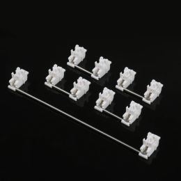 Keyboards Plate mounted white Gateron Stabilisers Clear Satellite Axis 7u 6.25u 2u For Mechanical Keyboard Modifier Keys