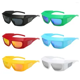 Sunglasses Women Men Hip Hop Outdoor Shades Steampunk Y2K Sports Sun Glasses
