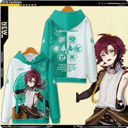 Men's Hoodies Genshin Impact Anime Hoodie For Men And Women 3D Printing Extra-large Sweater Naganohara Yoimiya Cosplay Costume Casual