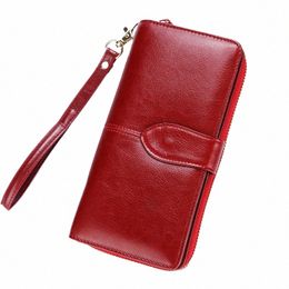dreamlizer-real Leather Wallet for Women, Lg Split Leather Clutch, Lady Purse, Large Capacity, Travel Coin Bag, Female Wallets z9Z9#