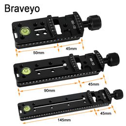 NNR100/150/200 Camera Quick Release Plate Clamp Lengthen Nodal Slide Tripod Monopod Adapter For Arca Swiss Macro Panoramic Shoot