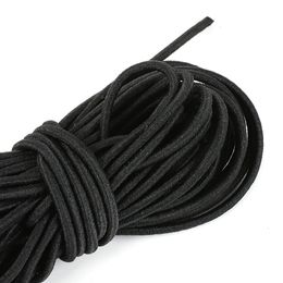 1/1.5/2/2.5/3/4/5mm High-Elastic Black Round Elastic Band Round Elastic Rope Rubber Band Elastic Line DIY Sewing Accessories