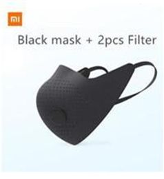 Xiaomi Youpin AirPOP Air Wear PM03 PM25 Antihaze Mask With 2pcs Philtre Adjustable Ear Hanging Comfortable Antidust Face Masks7929148