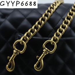 120cm 130cm width 1m Aluminum Chains Shoulder Straps for Handbags Purses Bags Strap Replacement Handle Accessories 240401