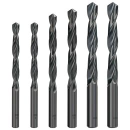 CMCP 1/2pcs 1-14mm Nitride Coating HSS Twsit Drill Bit With 135/118 Tip for Wood Metalwoerking Drilling Hole Cutter Tools