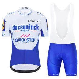 2020 POO Team Quick Step Cycling Jersey 9D Pad Bib Set Bike Clothing Ropa Ciclism Bicycle Wear Clothes Men Short Maillot Culotte