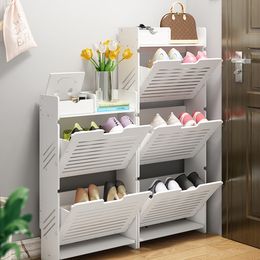 European Storage Shoe Cabinet Minimalist HallwayShoe Boxes Small Space Saving Minimalistmeuble ChaussureHallway Bench