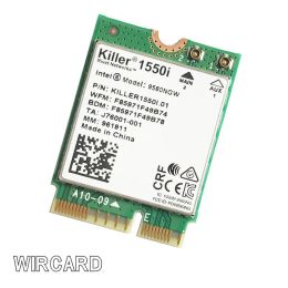 Cards Killer 1550i AC Dual Band 1.73Gbps Wireless 9560NGW NGFF Key E Wifi Card 9560AC 802.11ac BT 5.0 Laptop for Windows 10