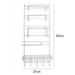 HOT SALES!!! Over Door Freezer Storage Rack Kitchen Home Spice Organiser Pantry Holder Shelf Wholesale Dropshipping