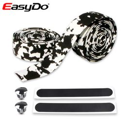 EasyDo Road Bike EVA Handlebar Tape Anti-Slip Bike Bar Tape Breathable Absorb Shock Soft Bicycle Accessories ED0341