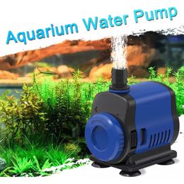adjust 5W 80W Submersible Water Pump Aquarium Water Pump fish tank Fish Pond Spout Fountain pump waterfall water circulate pump