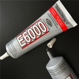 15/25/50ml E6000 Glue DIY Rhinestones Painting Cloth Metal Fabric Crystal Epoxy Hotfix for Jewelry E6000 Craft Strong Adhesive