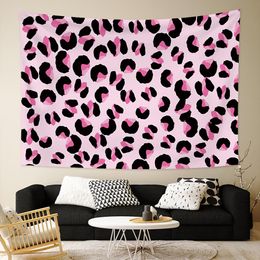 Leopard Print Zebra Stripes Tapestry Background Wall Hanging Carpet For Bedroom Living Room Dorm Tapestries Art Home Decoration