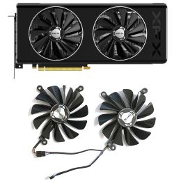 Pads 2PCS 95MM 4PIN FDC10U12S9C CF1010U12S GPU Cooler for XFX Radeon RX 5700 XT 8Gb Thicc II Ultra / 5700 8Gb DD Ultra Graphics Card