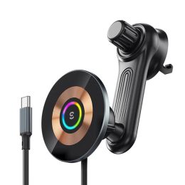 Chargers Upgraded Wireless Car Charger 15W Fast in Car Wireless Charger Automatic Sensor Phone Holder Vent Mount for Phones