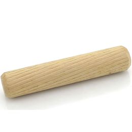 M12 Wood Dowel Pins Hardwood Multi-Grooved Chamfered Flutted Beech Wood