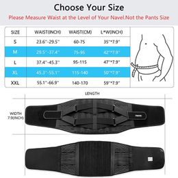 Lombare Support Belt Men Women Back Wel Welf Waist Orthopedic Corset Protector Trainer Trimmer Gym Sports Brace Sports Brace Colete Coluna XA24L