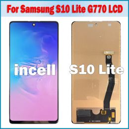 6.7'' incell For Samsung S10 Lite LCD Display SM-G770F/DS LCD Touch Screen Digitizer Unlocking Without Fingerprints