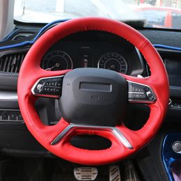DIY Special Original Car Steering Wheel Cover For Toyota Yaris Verso S Vitz Ractis 2010 Artificial Leather Steering Wheel Braid