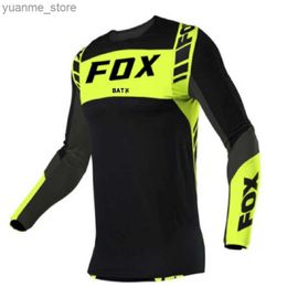 Cycling Shirts Tops BAT Downhill Jersey Camiseta Bicycle Jersey Motocross T-shirt Mountain Bike Jersey Offroad DH Maillot Ciclismo Hombre Y240410