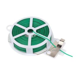 20m,30m,50m,Portable Roll Wire Twist Wire Metal Cable Ties Reusable Garden Cable Ties