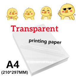 10pcs /50pcs Waterproof A4 Laser Inkjet Printer Copier Craft Paper White Self Adhesive Sticker Label Sheet kraft paper