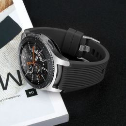 Original Silicone Watch Bracelet For Samsung Galaxy Watch 46 MM Soft Replacement Wrist Watch Strap Waterproof Sport Watch Band