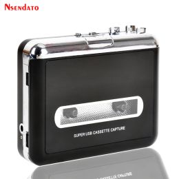 Players Personal Stereo USB Cassette Player Tape to MP3 Converter Capture Recorder cassette Audio music player to mp3 With Loudspeaker