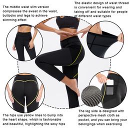 NINGMI Women Waist Trainer Sauna Shapewear Set Gym Leggings Fat Burning Sauna Shirt High Waist Slim Pants Neoprene Sauna Suit