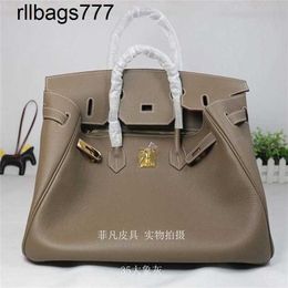 Leather Bk Designer Handbags 25 Classic Bag 30 35cm Togo Lychee Grain Top Layer Cow Portable