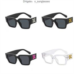 Sunglasses OERI3925 Star OFF Sunglasses WHITE Street Shoot Jump Di Mens and Womens Hip Hop Sunglasses