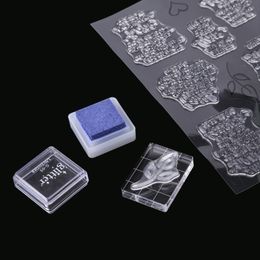 7 Types Clear Acrylic Stamp Block for Diy Transparent Silicone Stamp/seal Easy To Make Scrapbooking-Photo Album Paper Cards