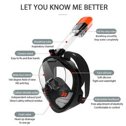 New Diving Mask Scuba Mask Underwater Anti Fog Full Face Snorkelling Mask for Women Men Kids Swimming Snorkel Diving Equipment