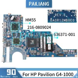 Motherboard R12 For HP Pavilion G41000 G61000 Laptop Motherboard DA0R12MB6E0 636371001 636372001 HM55 2160809024 Notebook Mainboard