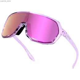 Outdoor Eyewear Kapvoe-Polarized Cycling Sunglasses Baseball Sports Sunglasses UV400 Men Women Cycling Glasses Night Riding Available Y240410