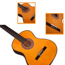 Classical Guitar 30 inch Acoustic Guitar Bundle Wooden 6 Strings Kit for Kids Students Beginners Adults CGT301 RU/US shipping