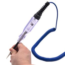 Car Test Pen Plastic 6-12-24V Car Auto Electrical Voltage Test Pen Light Lamp Circuit Tester Detector Probe Volt Metre 50LB